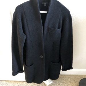 J. Crew Midnight Black Wool Blazer